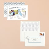 "Write It In Ink" - Save the Dates in Sky by Ann Gardner - Assembled