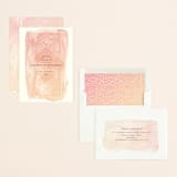 "Masked Wash" - Save the Dates in Passion Fruit by Rebecca Bowen - Assembled