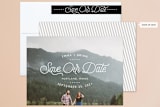 "Something New" - Save the Dates in Cloud by Jennifer Thomke - Assembled