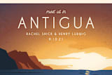 "Destination Sunset" - Save the Dates in White Sands by Erin Niehenke - Close-Up