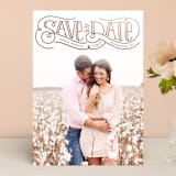 "Flourishing Love" - Save the Dates in Rose by Laura Hankins - Front