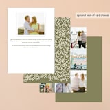 "Belfast" - Save the Dates in Sagebrush by Meagan Christensen - Back of Card