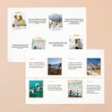 "Love Struck" - Save the Dates in Peach by The Social Type - Interior Options