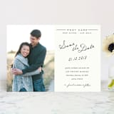 "Airmail" - Save the Dates in Ivory by Annie Clark - Front