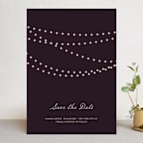 "Midnight Vineyard" - Save the Dates in Eggplant by Design Lotus - Front