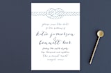 "Charmed Knot" - Save the Dates in Ocean by Ashley Ottinger - Front