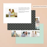 "Notable" - Save the Dates in Mint by Olivia Raufman - Back of Card