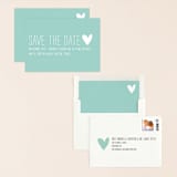 "Passing Notes" - Save the Dates in Pool by Annie Clark - Assembled