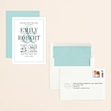 "Wed in Type" - Save the Dates in Sky by Ariel Rutland - Assembled