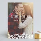 "White Shadows" - Save the Dates in Cotton by Jessica Williams - Front