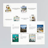 "White Shadows" - Save the Dates in Cotton by Jessica Williams - Interior Options