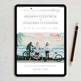 "Love Connection" - Save the Dates in Hot by Kim Dietrich Elam - FREE Wedding Website