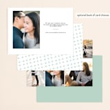 "Stringed" - Save the Dates in Lily by Meg Gleason - Back of Card