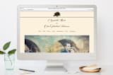 "Oak Tree" - Save the Dates in Peridot by Annie Clark - FREE Wedding Website