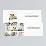 "In Tandem" - Save the Dates in Aqua by Laura Moyer - Interior Options