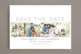 "Simple Frames" - Save the Dates in Dove by Sara Showalter - Front