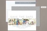 "Simple Frames" - Save the Dates in Dove by Sara Showalter - Assembled