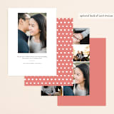 "Pure love" - Save the Dates in Blush by Jana Volfova - Back of Card