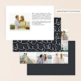 "Love Line" - Save the Dates in Lily by Kelly Ventura - Back of Card