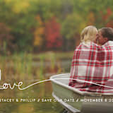 "Love Line" - Save the Dates in Lily by Kelly Ventura - Close-Up