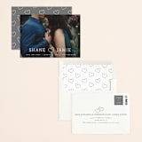 "Heart Love" - Save the Dates in Cloud by Dennis Smith - Assembled