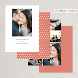 "California Love Location" - Save the Dates in Wedding Dress by Heather Buchma - Back of Card