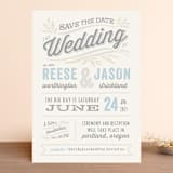 "Rustic Charm" - Save the Dates in Sky by Hooray Creative - Front