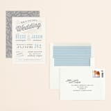 "Rustic Charm" - Save the Dates in Sky by Hooray Creative - Assembled
