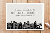"Big City - San Diego" - Save the Dates in Light Taupe by Hooray Creative - Front