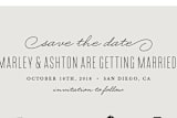 "Big City - San Diego" - Save the Dates in Light Taupe by Hooray Creative - Close-Up