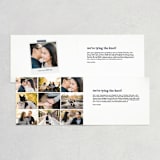 "Floral Vignette" - Save the Dates in Midnight by Kristen Smith - Interior Options