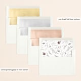 "Marker" - Save the Dates in Onyx by GeekInk Design - Slip-In Envelope Liners