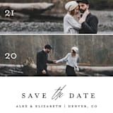"Triptych Love" - Save the Dates in Silk by Becca Thongkham - Close-Up