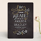 "Garden Stack" - Save the Dates in Sunflower by Jessica Williams - Front
