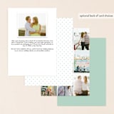 "Garden Stack" - Save the Dates in Sunflower by Jessica Williams - Back of Card