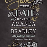 "Garden Stack" - Save the Dates in Sunflower by Jessica Williams - Close-Up