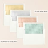 "Garden Stack" - Save the Dates in Sunflower by Jessica Williams - Slip-In Envelope Liners