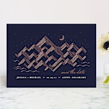 "Golden Rockies" - Save the Dates in Sapphire by Rebecca Bowen - Front