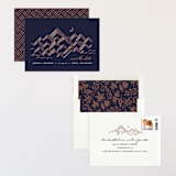 "Golden Rockies" - Save the Dates in Sapphire by Rebecca Bowen - Assembled