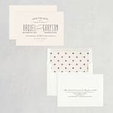 "Hyde Park" - Save the Dates in Soft Ivory by Meagan Christensen - Assembled