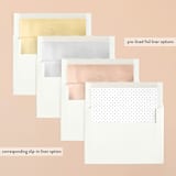 "It's Happening" - Save the Dates in Snow by Anna Elder - Slip-In Envelope Liners