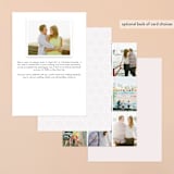 "The Perfect Pair" - Save the Dates in Blush by Haley McCoy - Back of Card