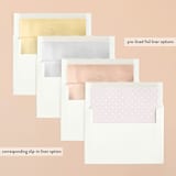 "The Perfect Pair" - Save the Dates in Blush by Haley McCoy - Slip-In Envelope Liners