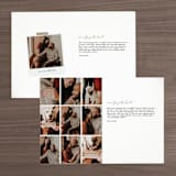 "Gilded Landscapes" - Save the Dates in Copper by Ellis - Interior Options