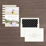 "Gilded Landscapes" - Save the Dates in Copper by Ellis - Assembled