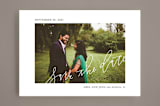 "Scribble" - Save the Dates in Vanilla by Alaina Cherup - Front