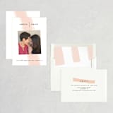 "Single Swath" - Save the Dates in Blush by Angela Marzuki - Assembled