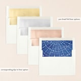 "Written in the Stars" - Save the Dates in Moonlight by Liz Conley - Slip-In Envelope Liners