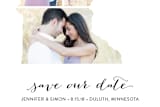 "Minnesota Love Location" - Save the Dates in Wedding Dress by Heather Buchma - Close-Up