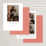 "Michigan Love Location" - Save the Dates in Wedding Dress by Heather Buchma - Back of Card